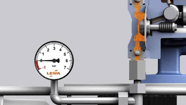 LEWA ecosmart - difficult suction condition (IBC)