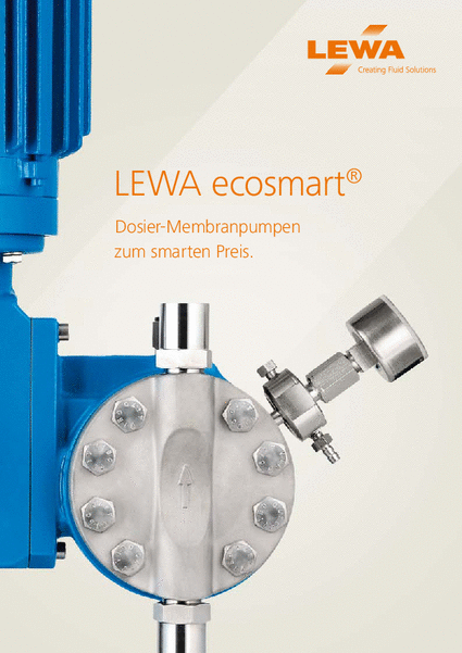 LEWA ecosmart Dosier-Membranpumpen (DE)