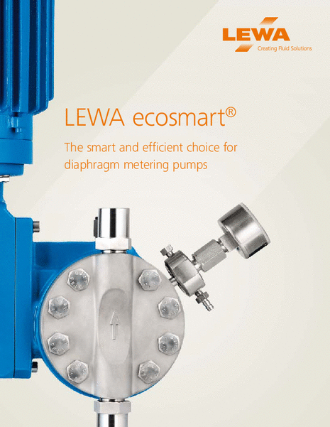 LEWA ecosmart diaphragm metering pumps (USA)