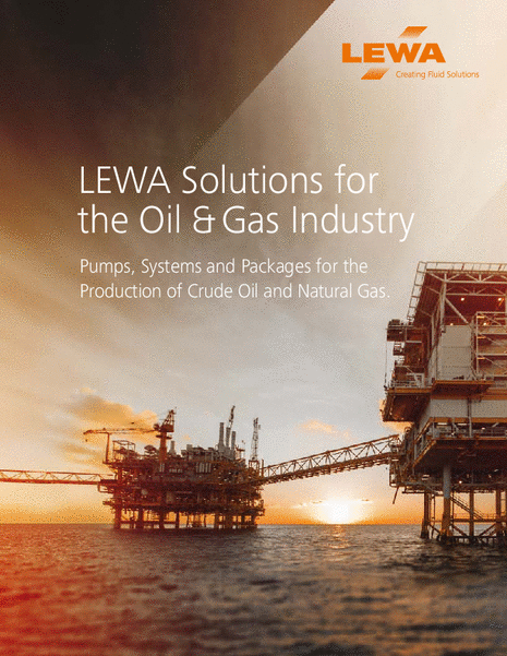 LEWA Solutions for the oil & gas industry (USA)