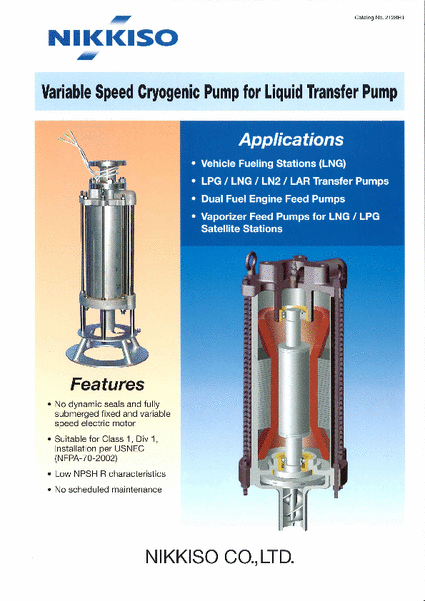 Nikkiso cryogenic pump for liquid transfer (EN)